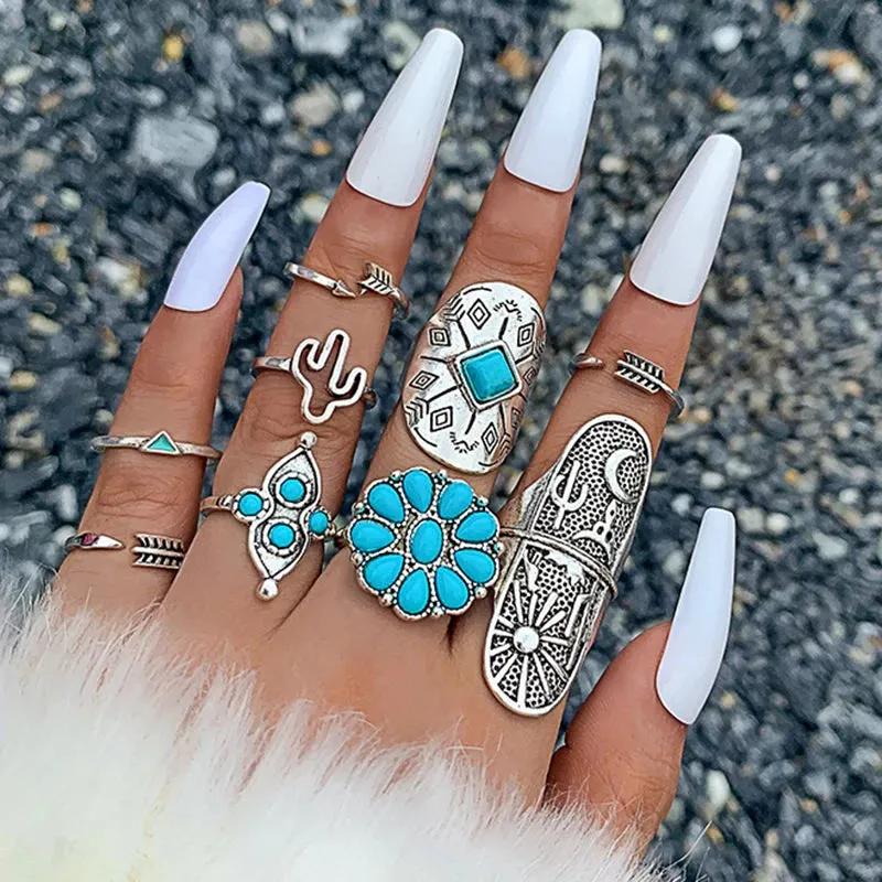 Boho Ring Sets  - multiple colors available