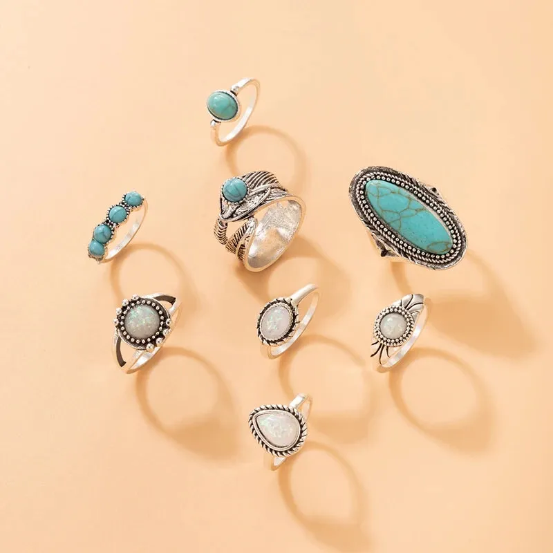 Boho Ring Sets  - multiple colors available