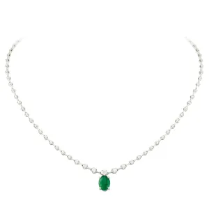 Breathtaking Diamond 18K White Gold Necklace for Her