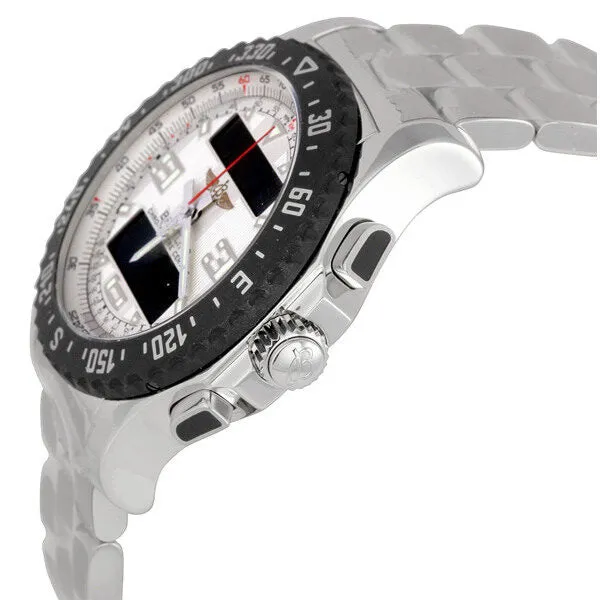 Breitling Airwolf Raven Silver Dial Men's Analog-Digital Watch A7836434-G653SS A7836434/G615-140A