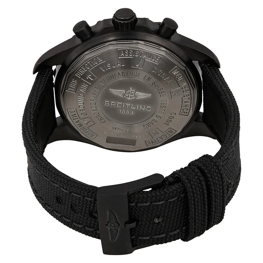 Breitling Professional Chronospace Perpetual Alarm Chronograph Black Dial Men's Watch M7836522/BA26GCVT