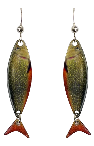 Brook Trout earrings, #3062