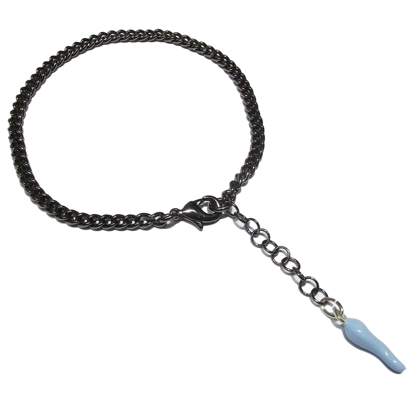 Capodagli bracelets Fortunelli blue horn bronze bronze pvd rustio silver 925 br-br-0003
