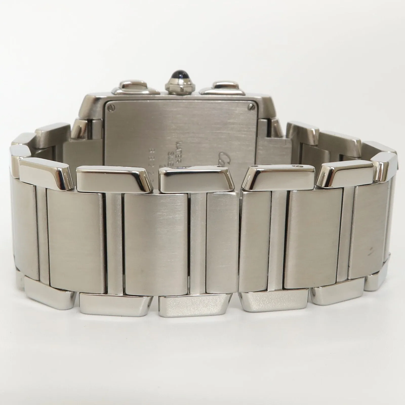 Cartier Tank Francaise Chronoflex Chronograph Stainless Steel W51001Q3 2303