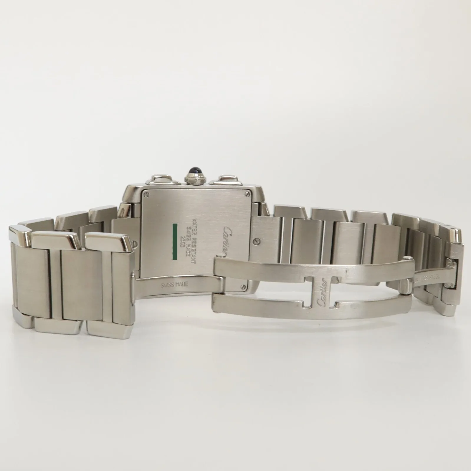 Cartier Tank Francaise Chronoflex Chronograph Stainless Steel W51001Q3 2303