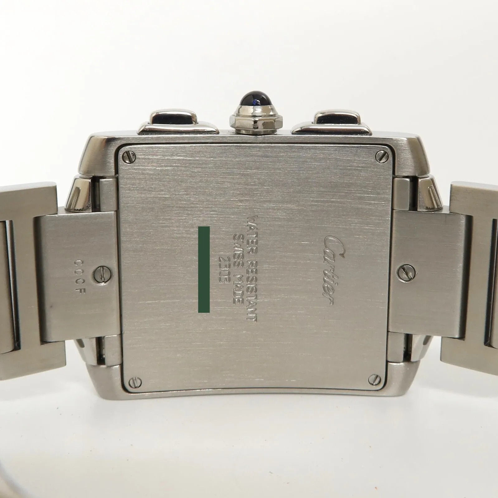 Cartier Tank Francaise Chronoflex Chronograph Stainless Steel W51001Q3 2303