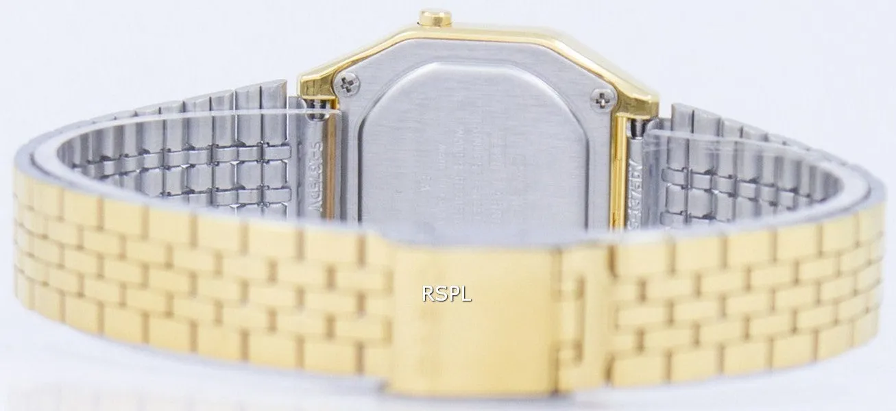Casio Digital Quartz Stainless Steel Illuminator LA680WGA-9DF LA680WGA-9 Womens Watch
