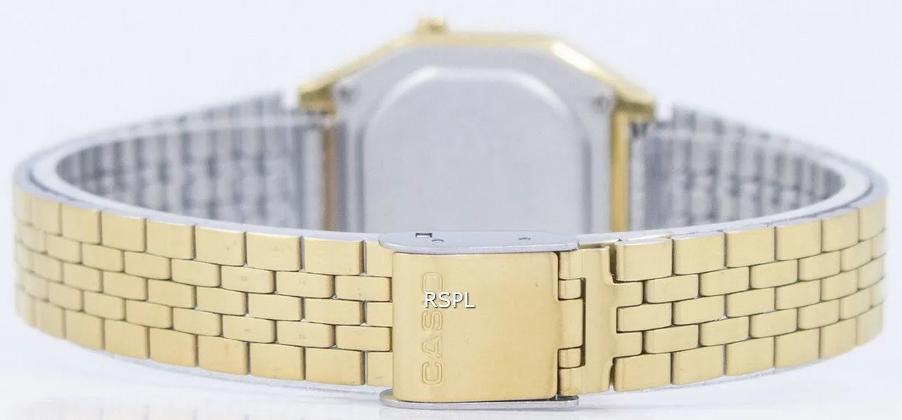 Casio Digital Quartz Stainless Steel Illuminator LA680WGA-9DF LA680WGA-9 Womens Watch