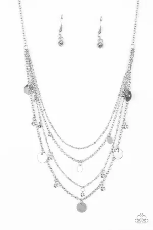 Classic Class Act White Paparazzi Necklace