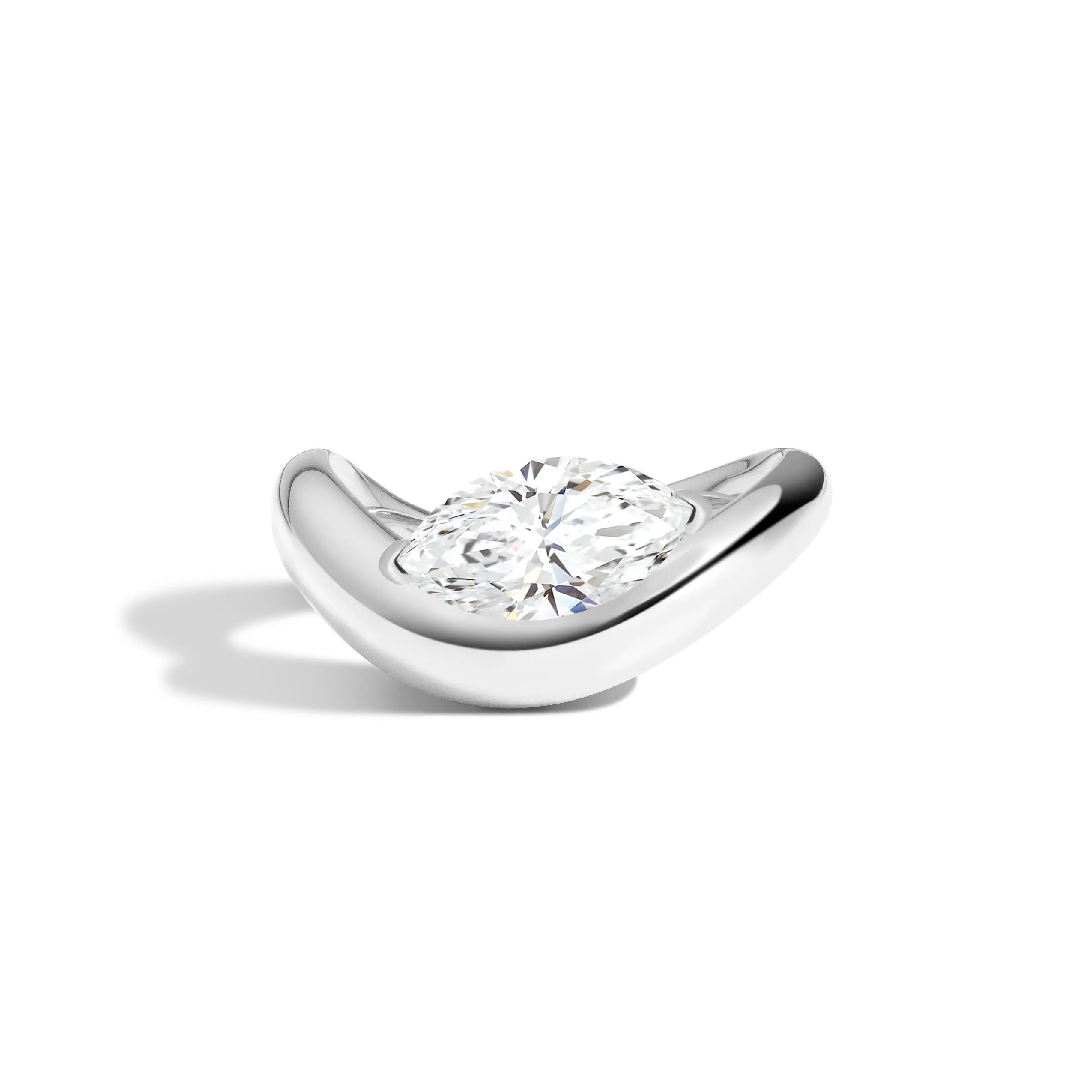 Cloud Marquise Ring