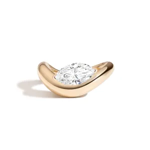 Cloud Marquise Ring