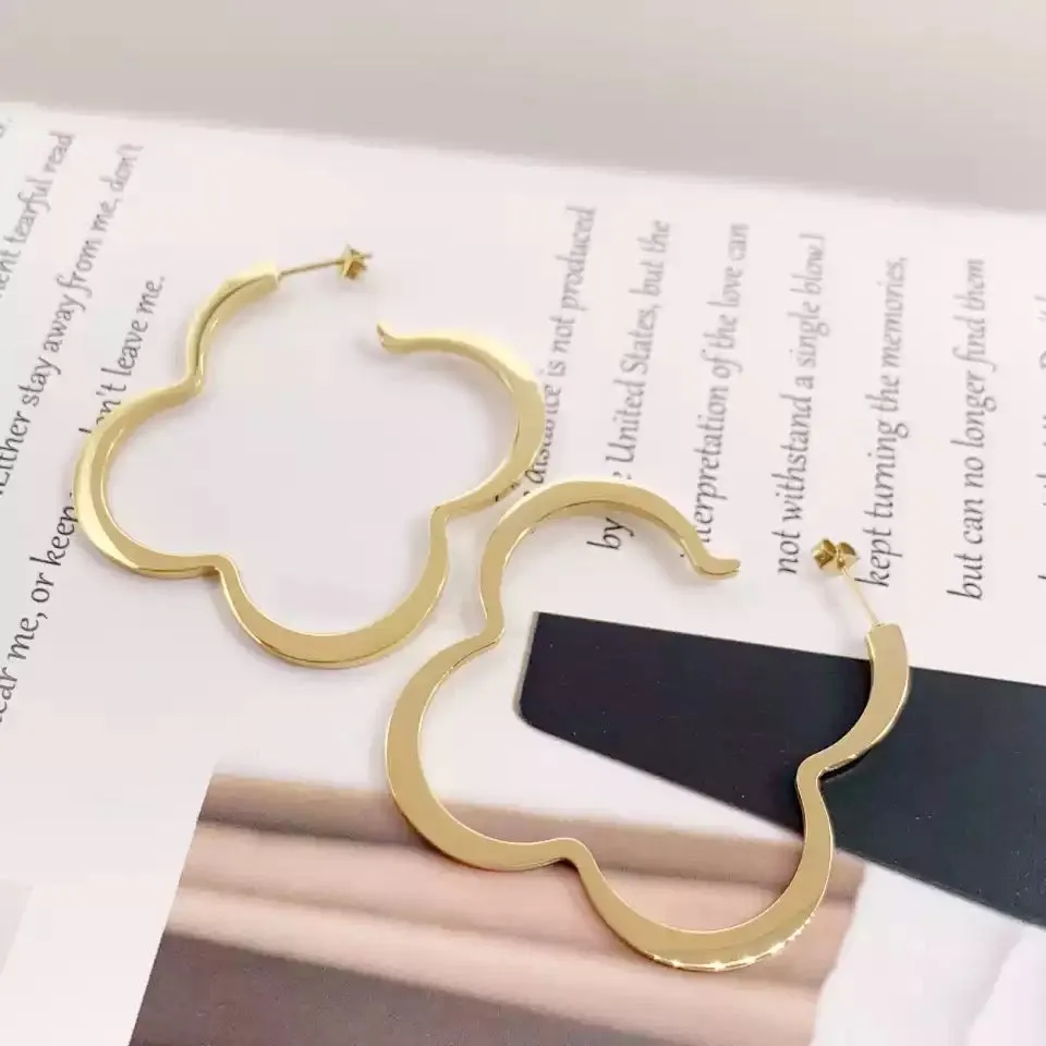 Clover Hoop Earrings