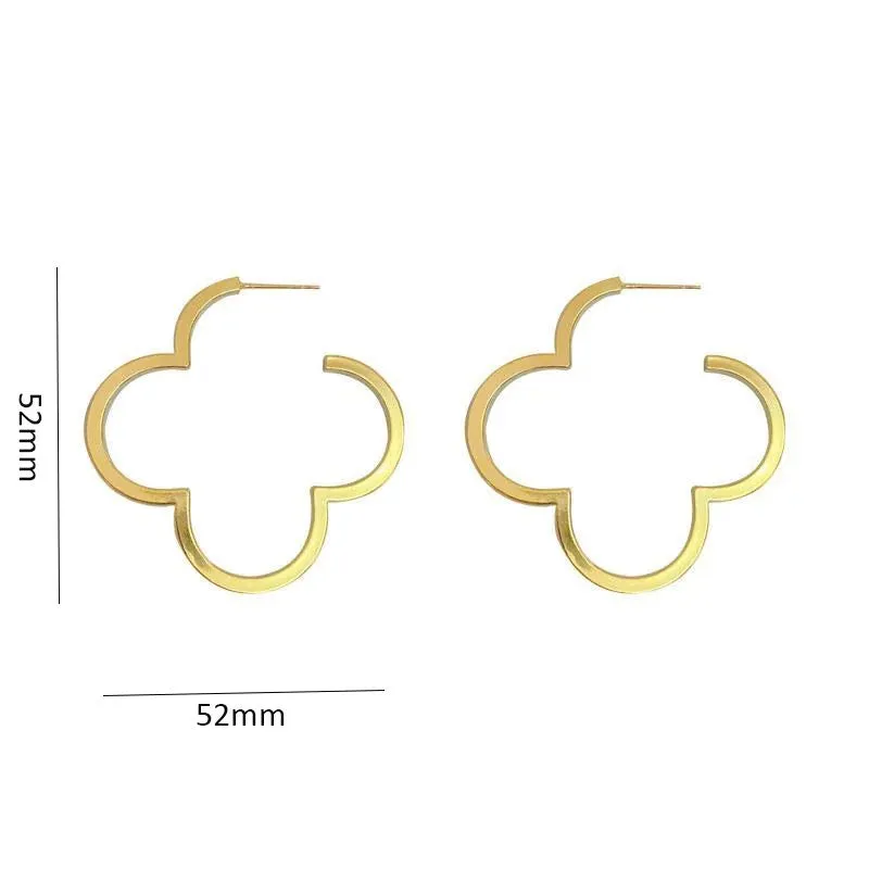 Clover Hoop Earrings