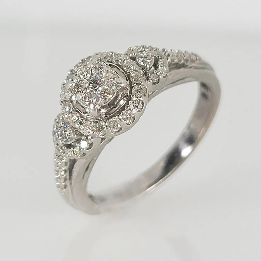 CLUSTER WEDDING RING
