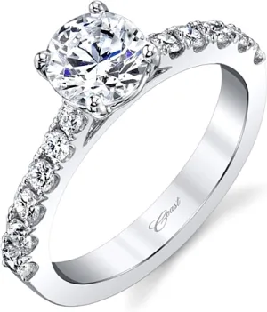 Coast Prong Set Diamond Engagement Ring