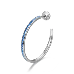 Color Gradient One Row Hoop Earring - Single