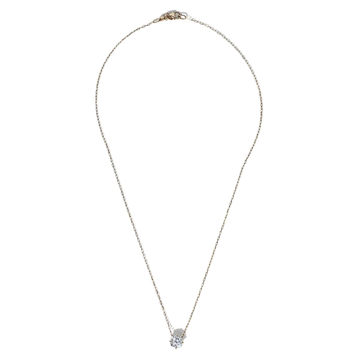 Cushion Diamond Solitaire Pendant