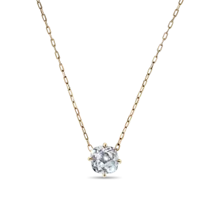 Cushion Diamond Solitaire Pendant