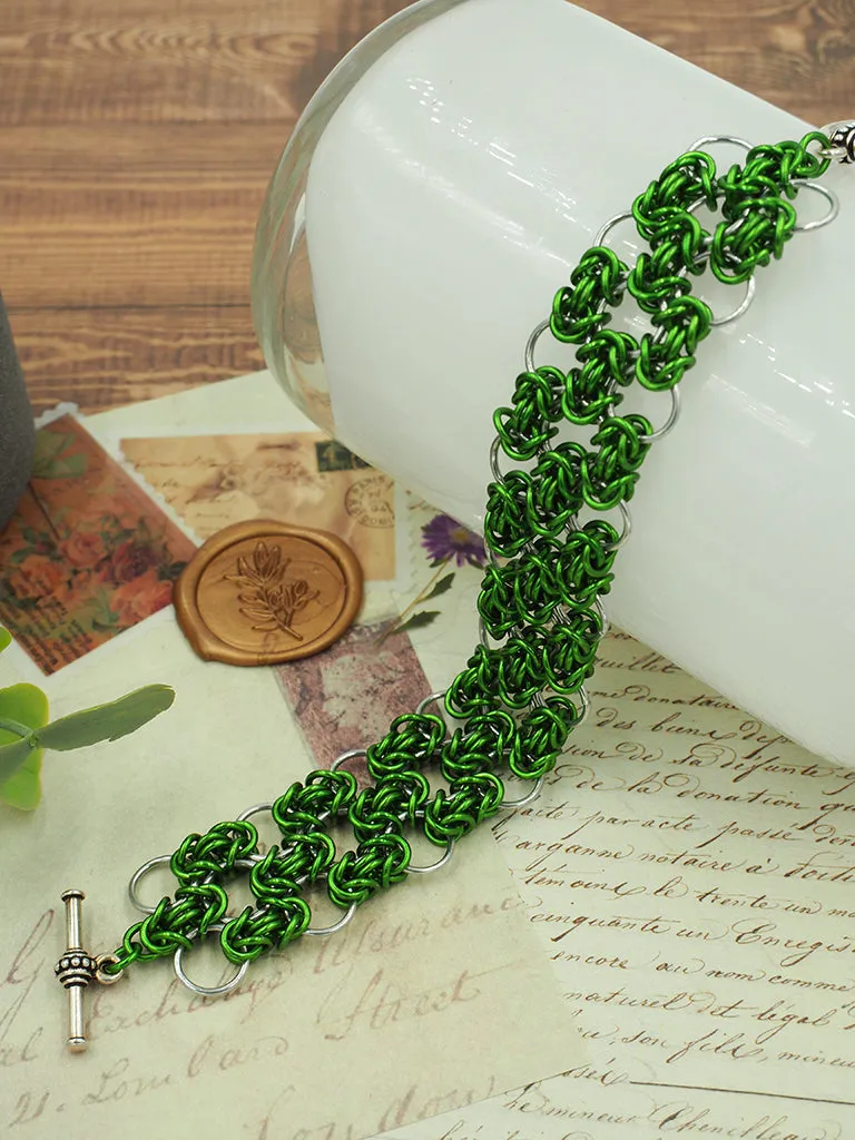 Custom Byzantine Lace Bracelet