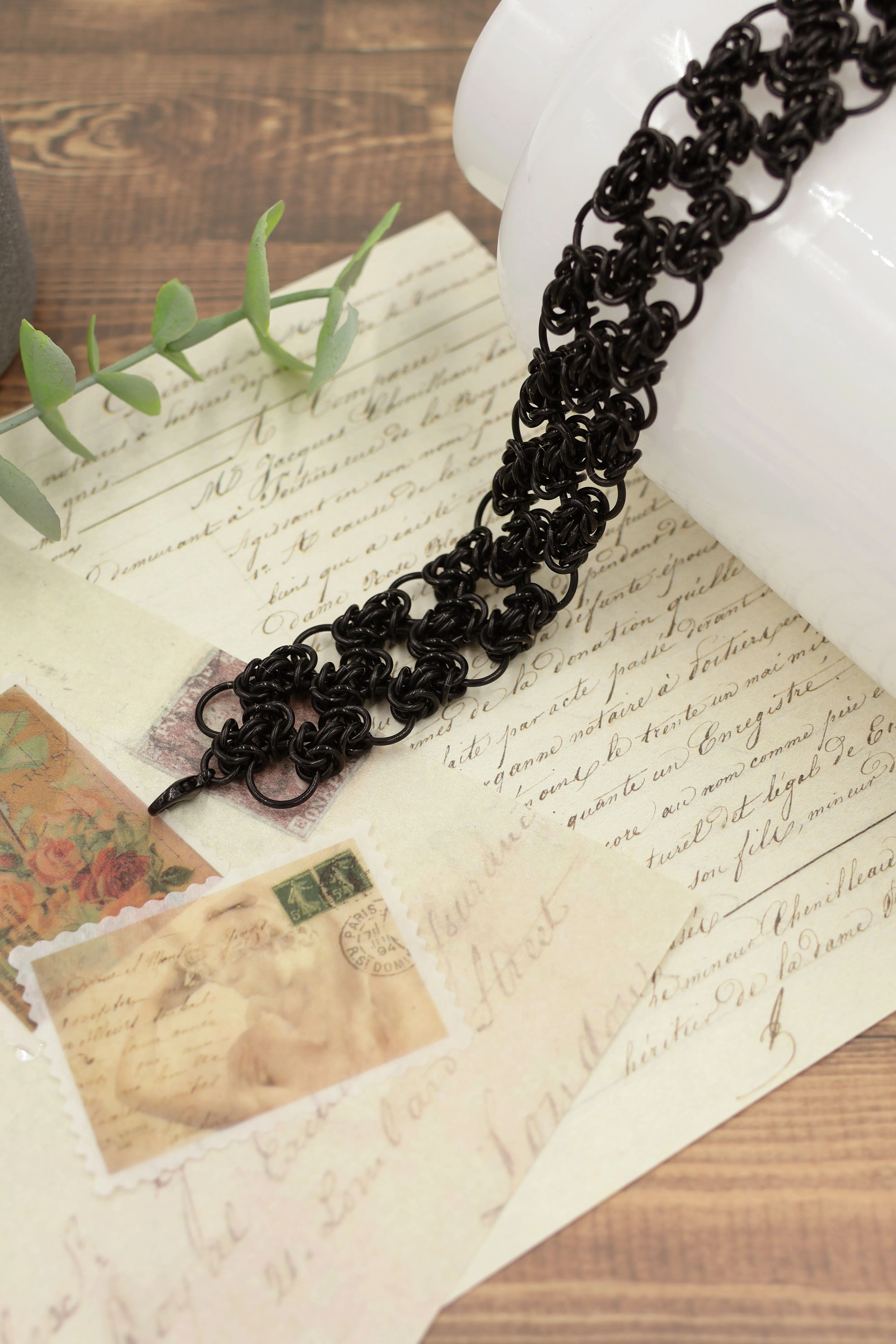 Custom Byzantine Lace Bracelet