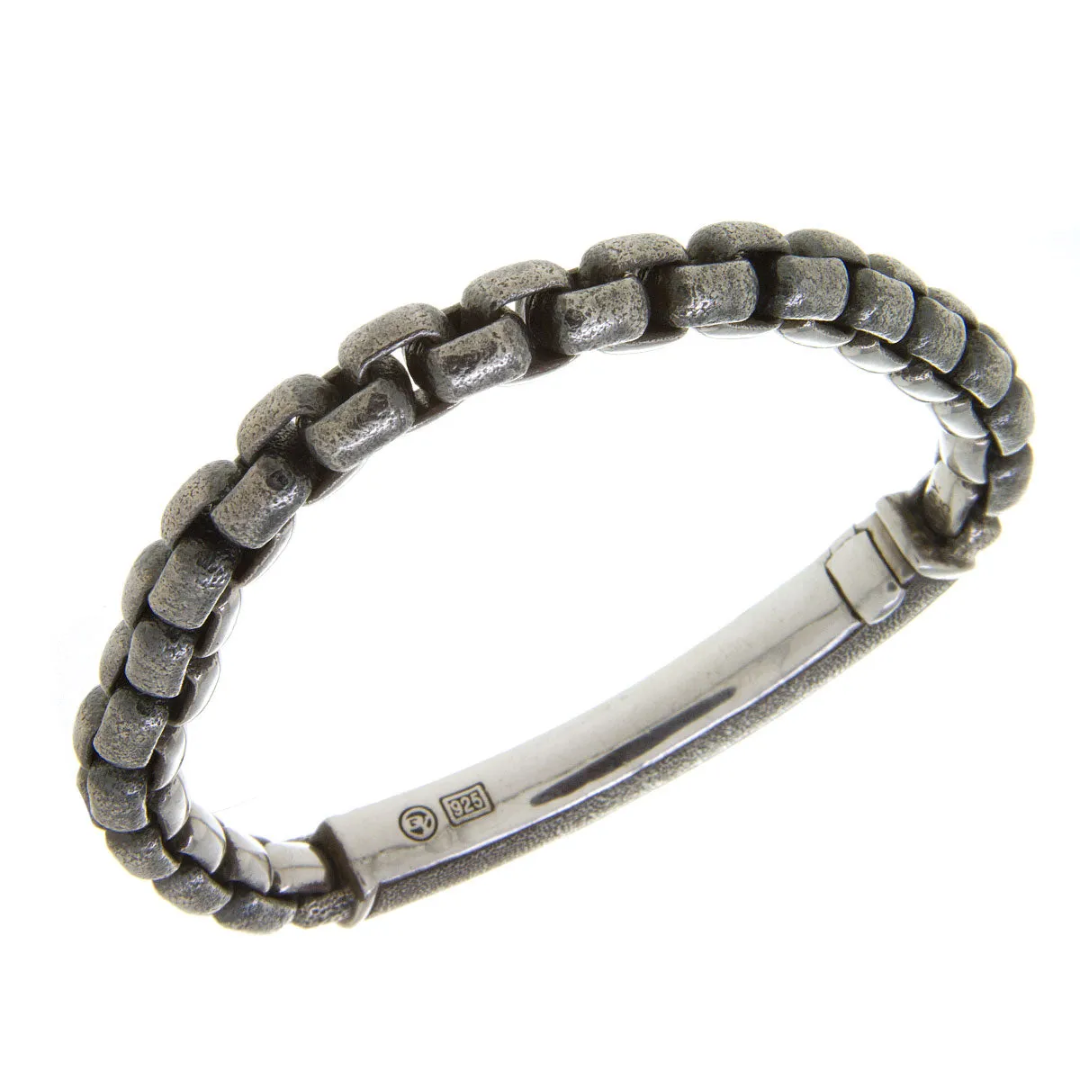 David Yurman Pavé ID Bracelet with Black Diamonds