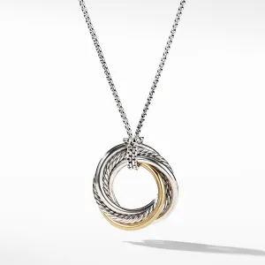 David Yurman The Crossover® Collection Necklaces & Pendant in Silver and 14-Karat Yellow Gold