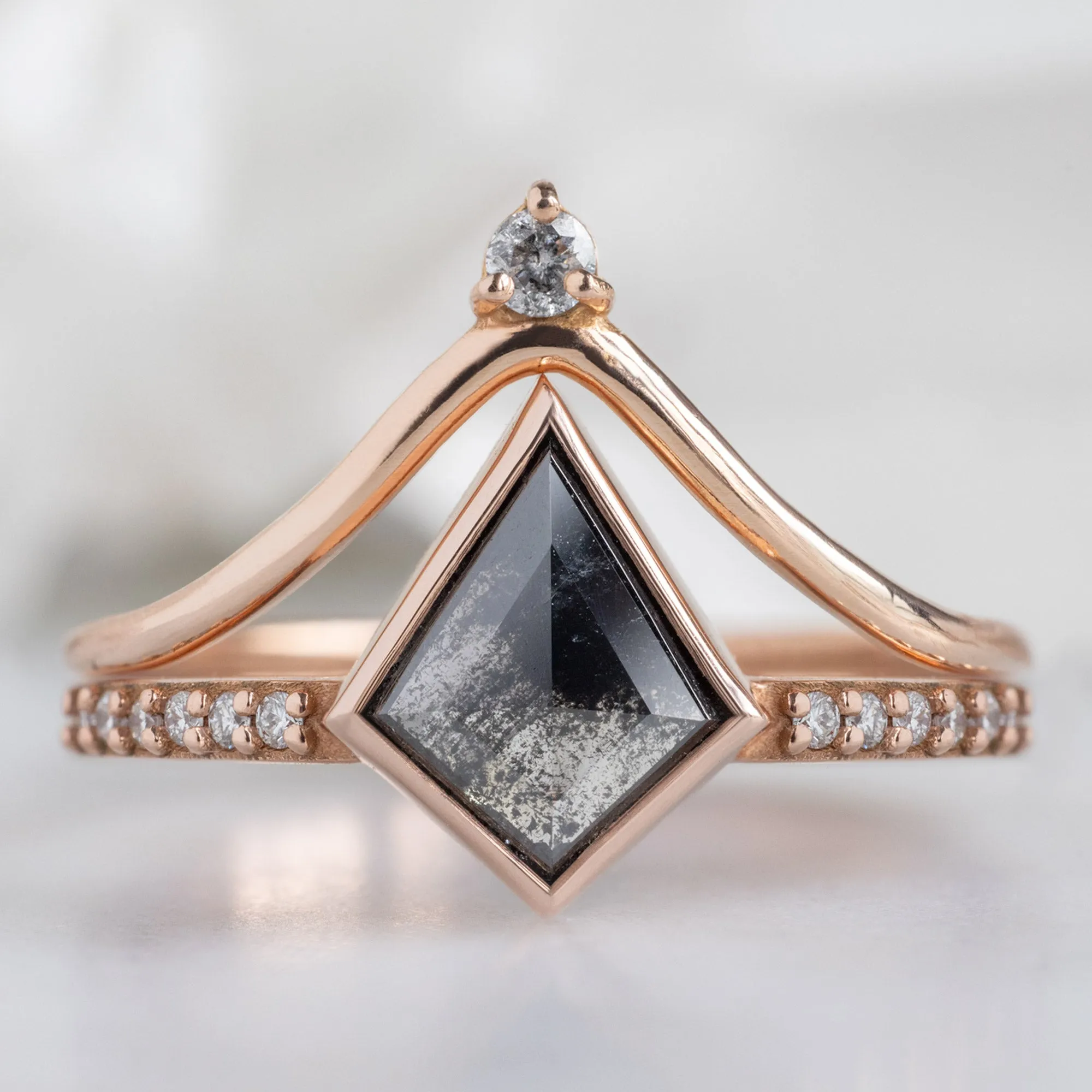 Design Your Own Custom | Kite-Shaped Diamond Engagement Ring