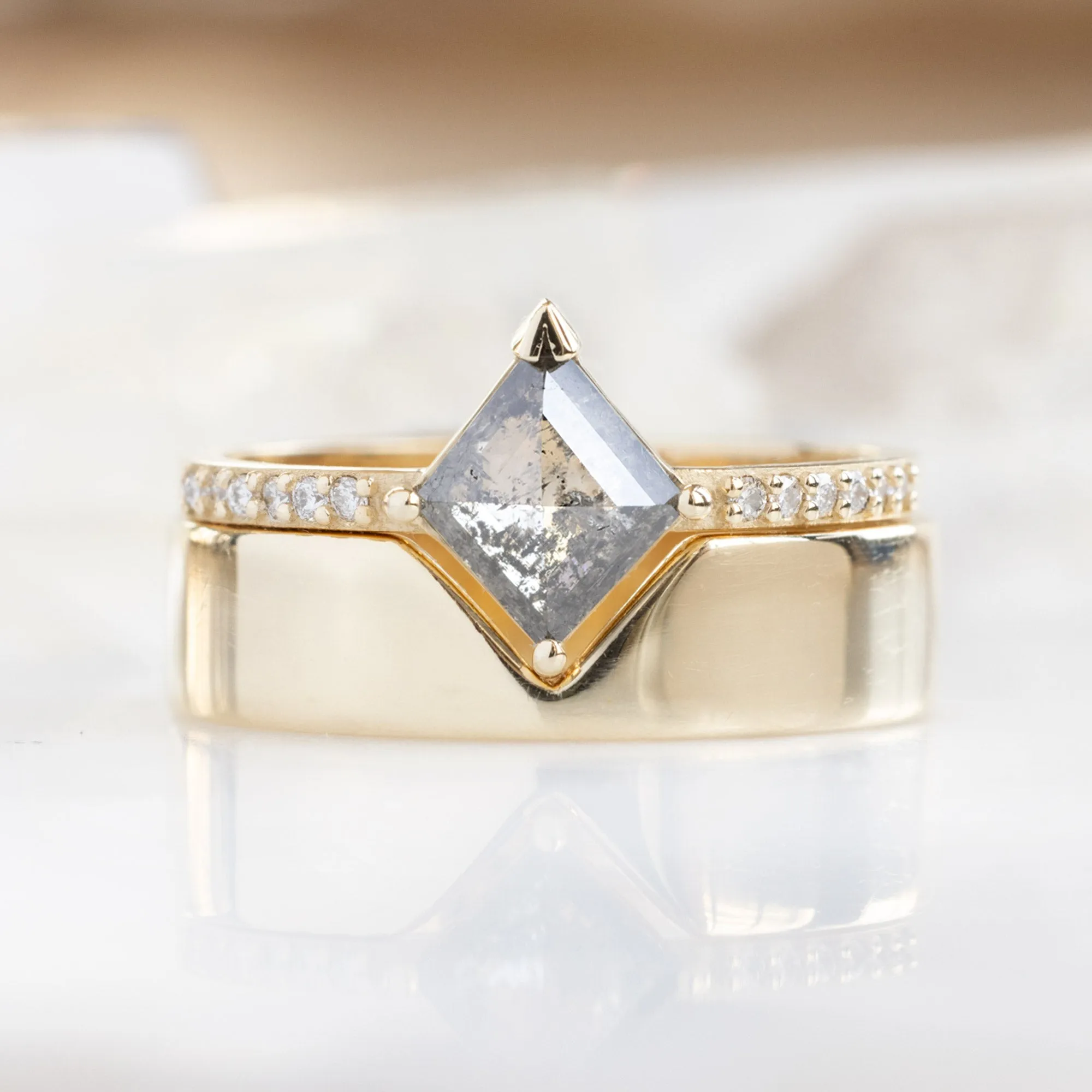 Design Your Own Custom | Kite-Shaped Diamond Engagement Ring