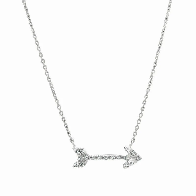 DIAMOND ARROW NECKLACE 14K GOLD (0.15 CTW)
