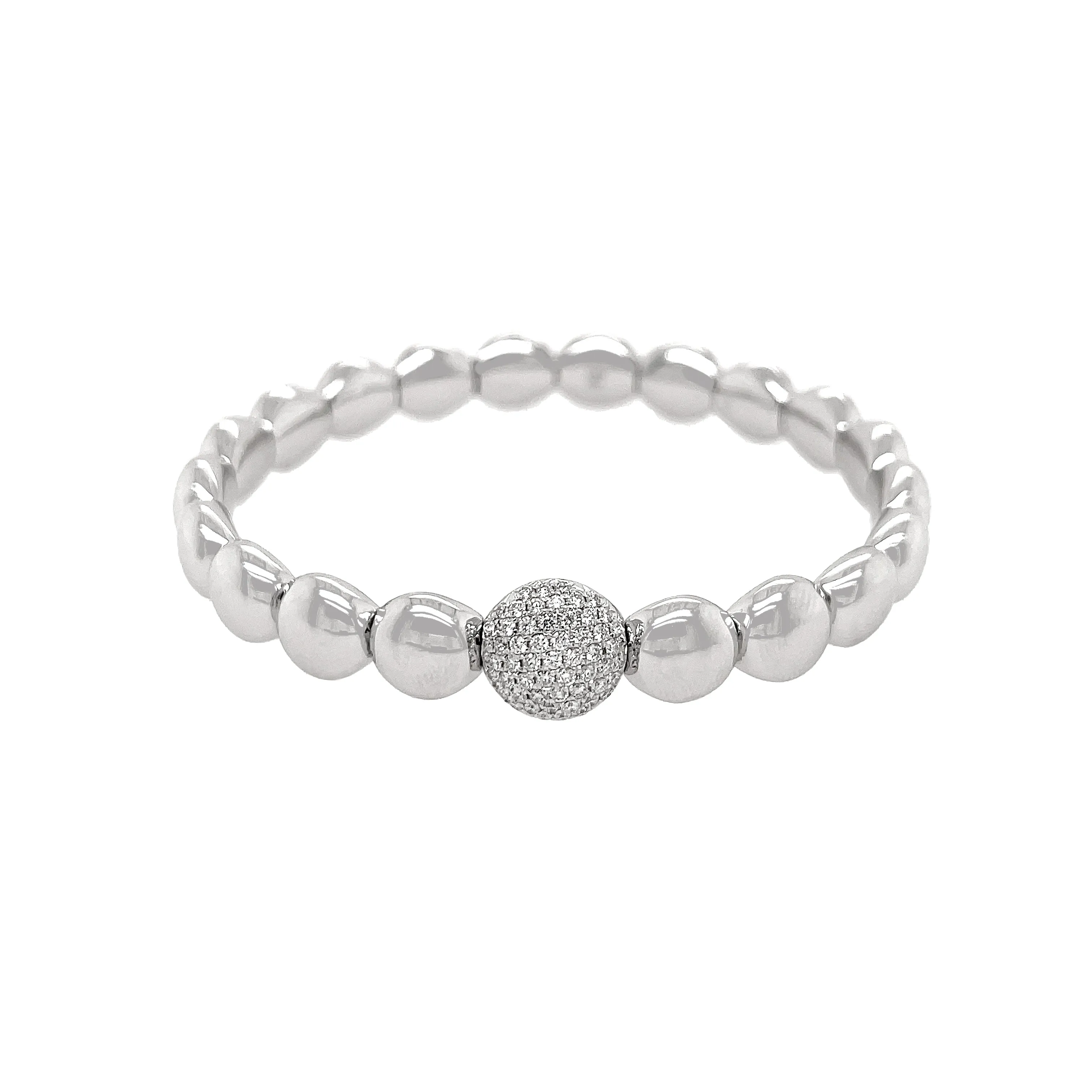 Diamond Bead Bracelet