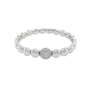Diamond Bead Bracelet