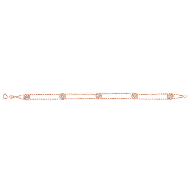 DIAMOND BRACELET 14K GOLD (0.74 CTW)
