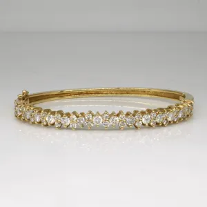 Diamond Cluster Cuff Bracelet | 1.87ctw | 7.5" |