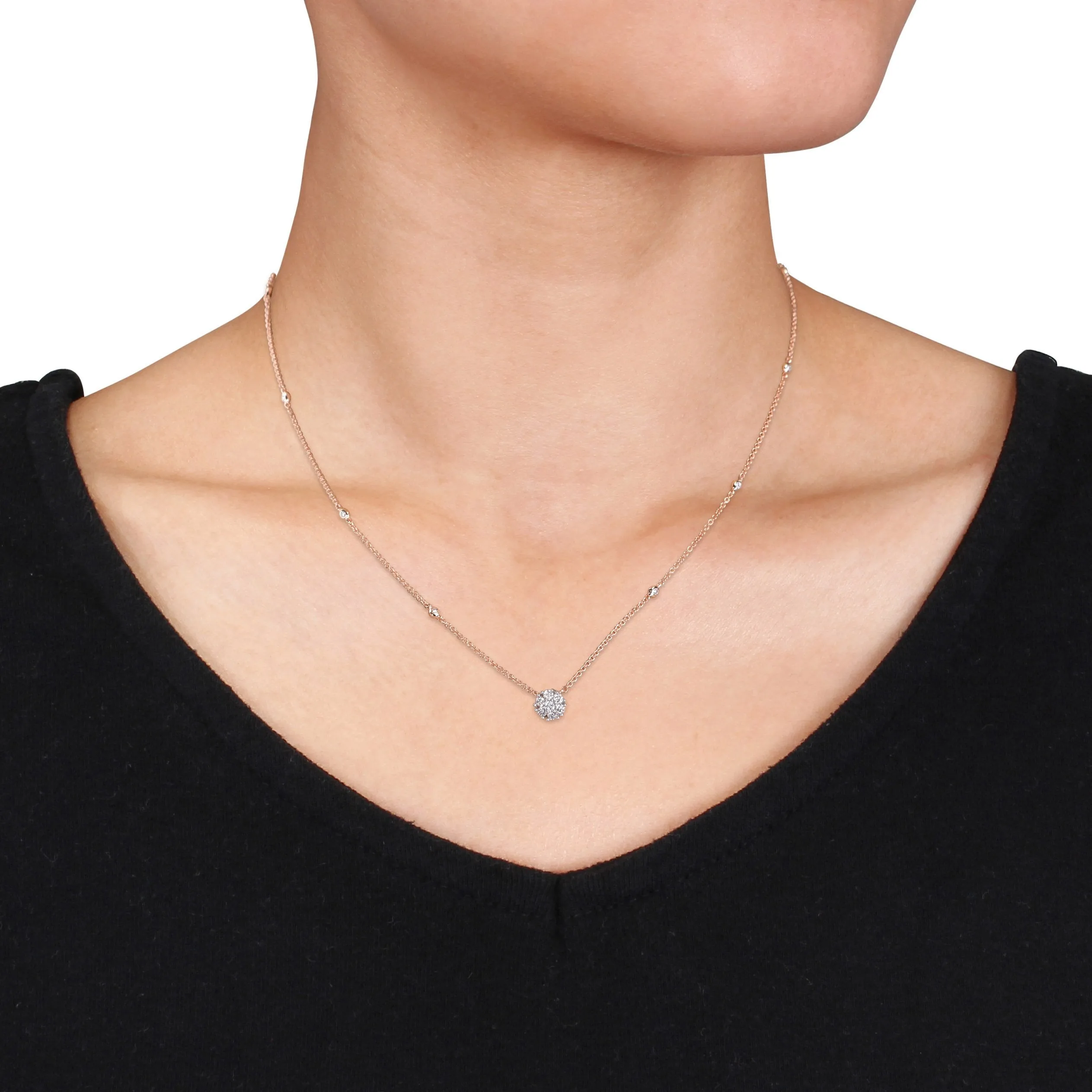 Diamond cluster with By The Yard Chain