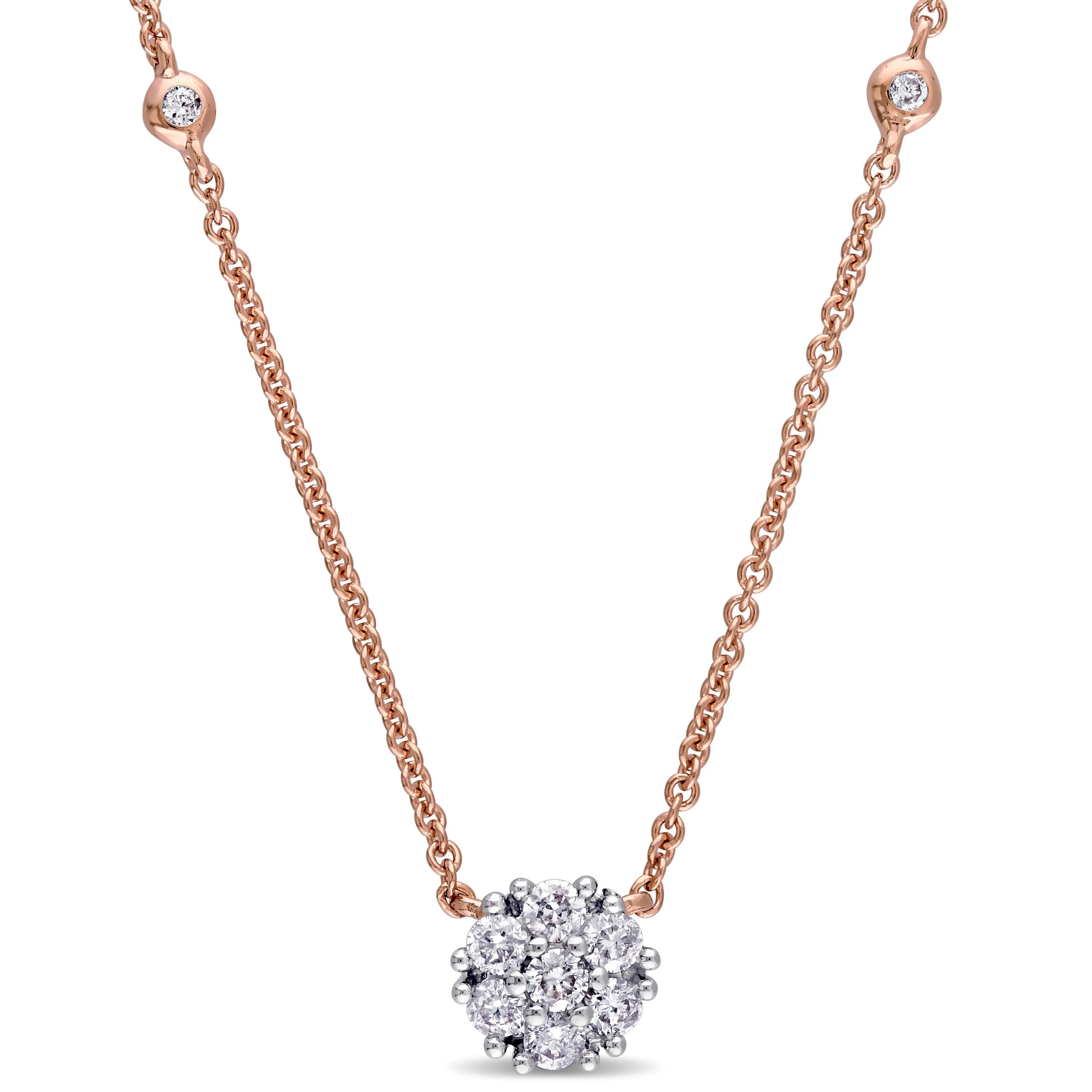 Diamond cluster with By The Yard Chain