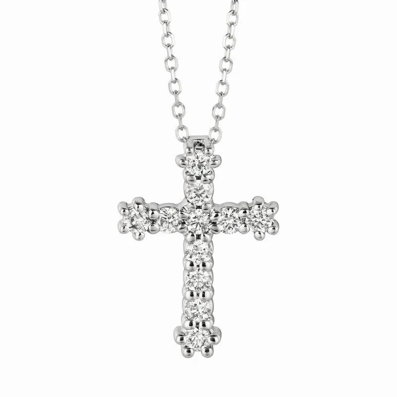 DIAMOND CROSS NECKLACE 14K GOLD (0.33 CTW) 3