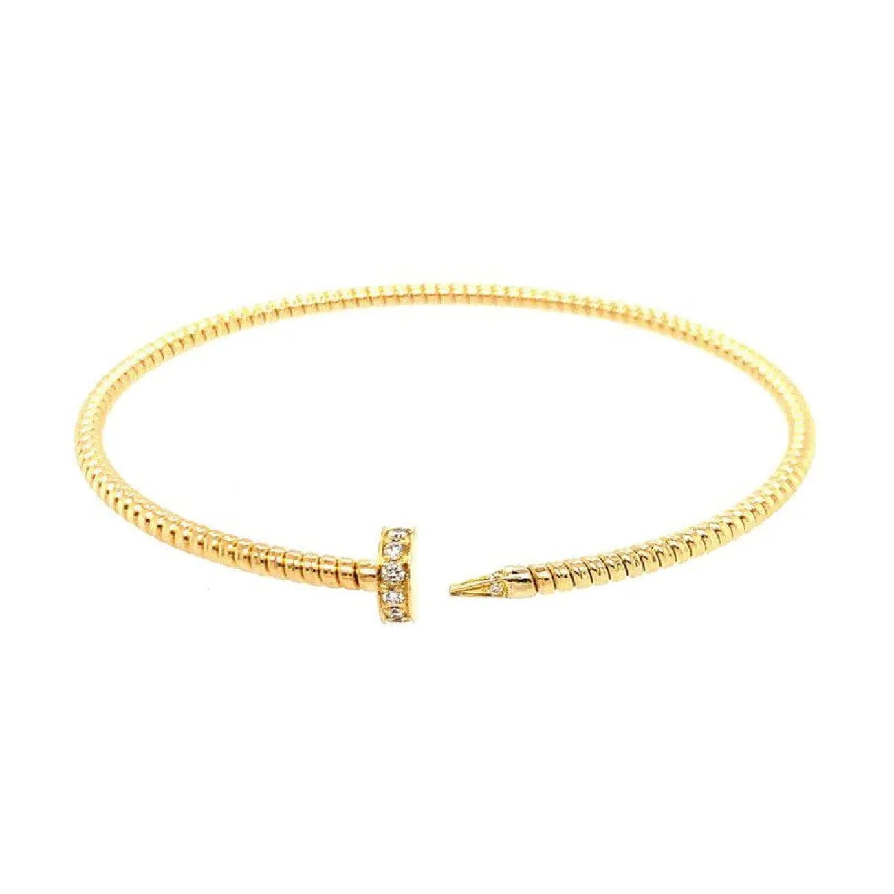 Diamond Nail Bracelet