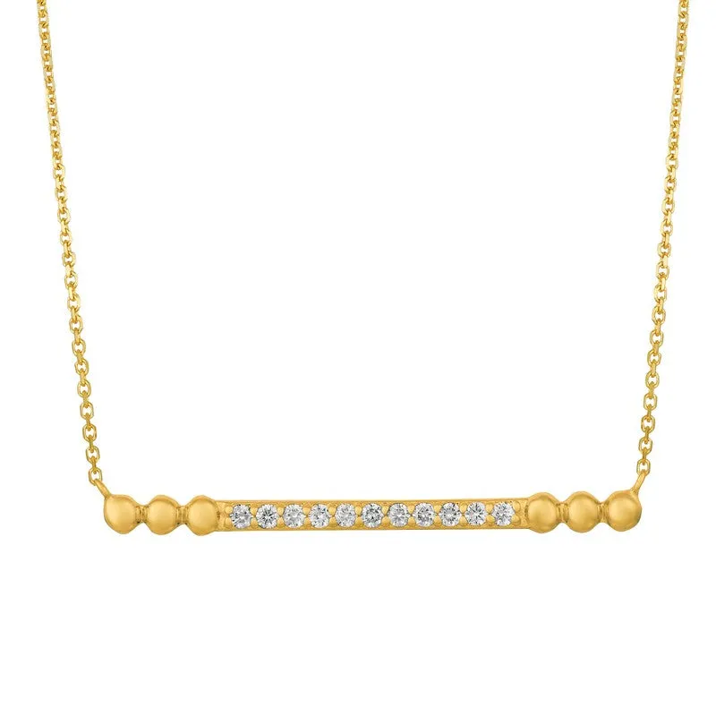 DIAMOND NECKLACE 14K GOLD (0.25 CTW) 11