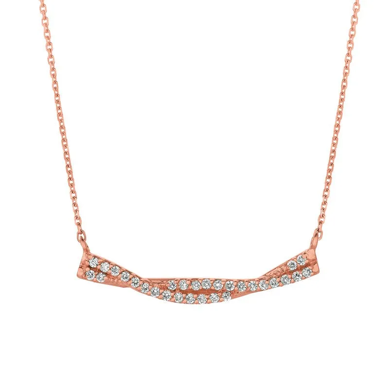 DIAMOND NECKLACE 14K GOLD (0.25 CTW) 2