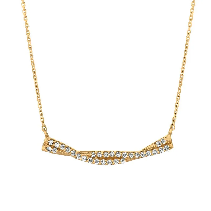 DIAMOND NECKLACE 14K GOLD (0.25 CTW) 2