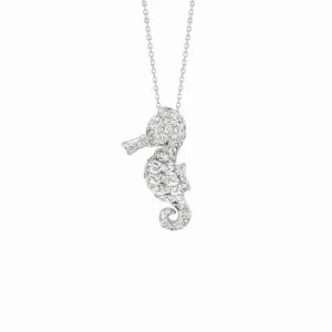DIAMOND SEAHORSE NECKLACE 14K GOLD (0.03 CTW)