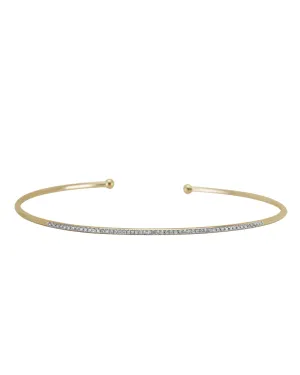 Diamond Stacking Cuff Bracelet