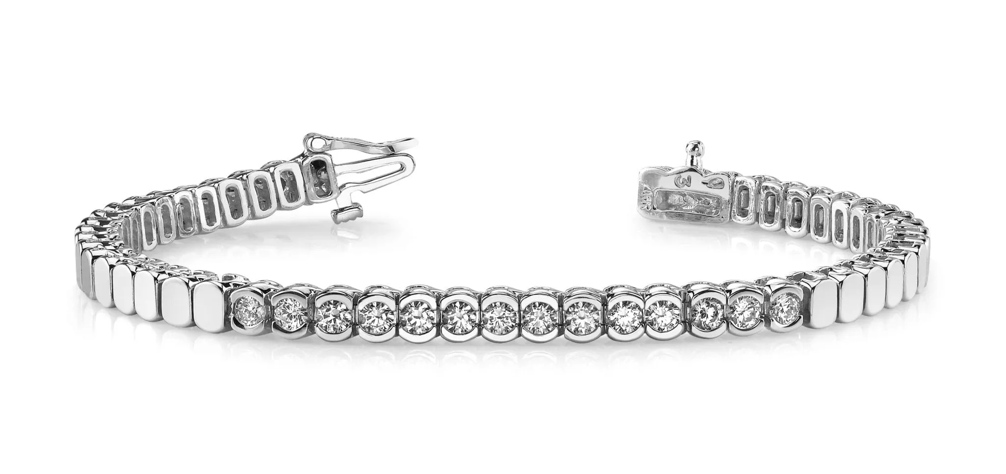 Diamond Tears Lab-Grown Diamond Bracelet with 3.00 ct.(finished) 4.0mm