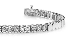 Diamond Tears Lab-Grown Diamond Bracelet with 3.00 ct.(finished) 4.0mm