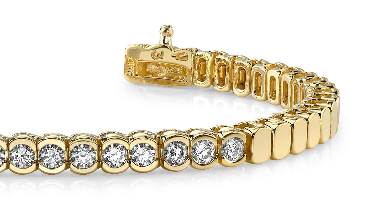 Diamond Tears Lab-Grown Diamond Bracelet with 3.00 ct.(finished) 4.0mm
