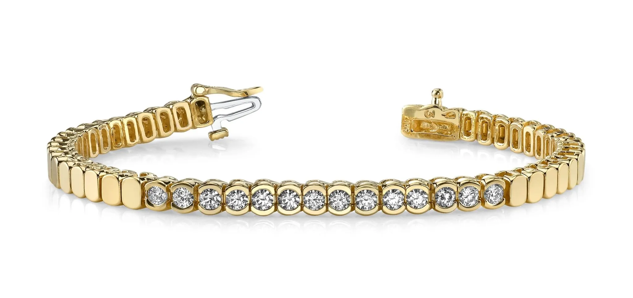 Diamond Tears Lab-Grown Diamond Bracelet with 3.00 ct.(finished) 4.0mm