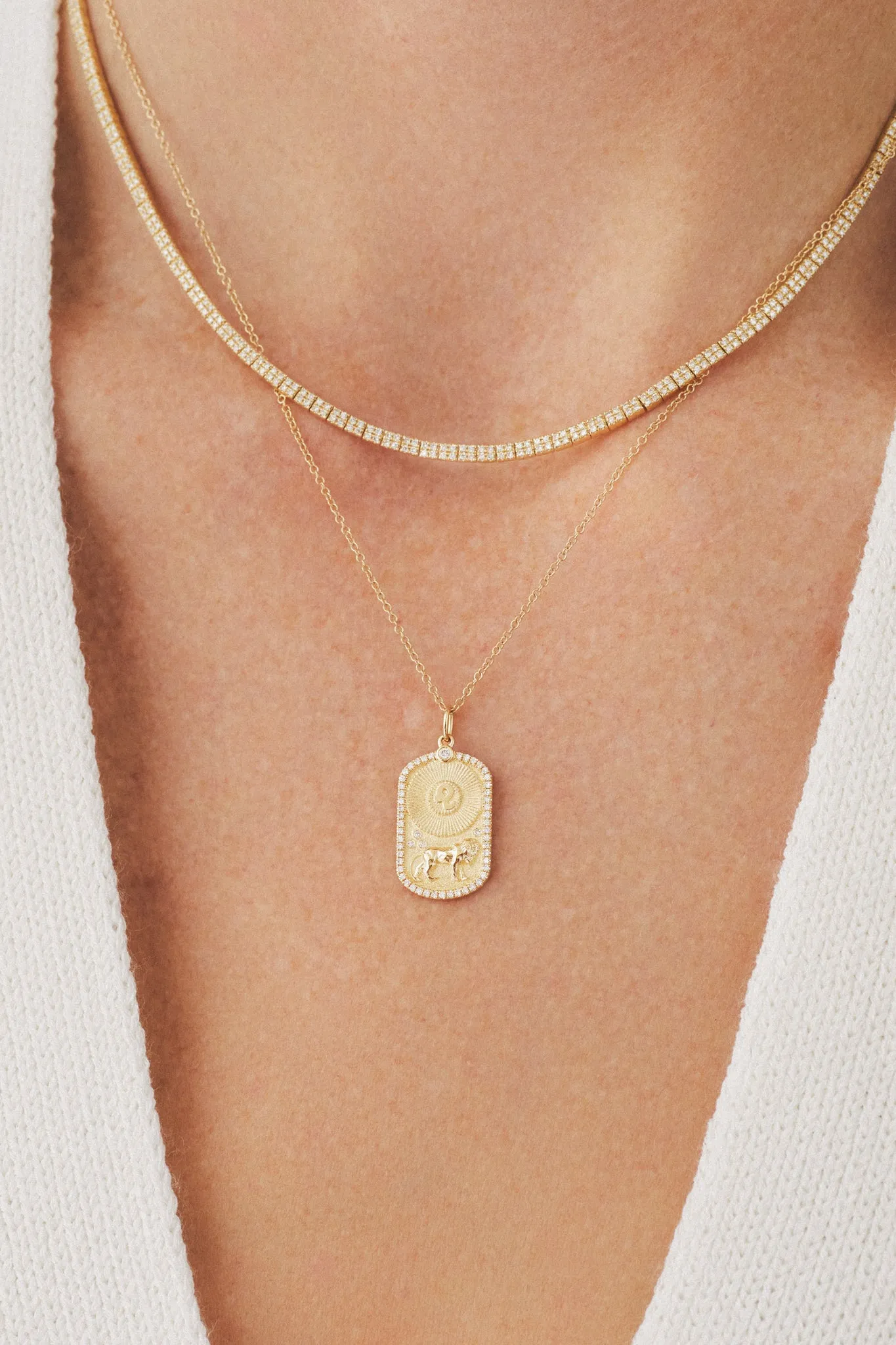 Diamond Zodiac Necklace