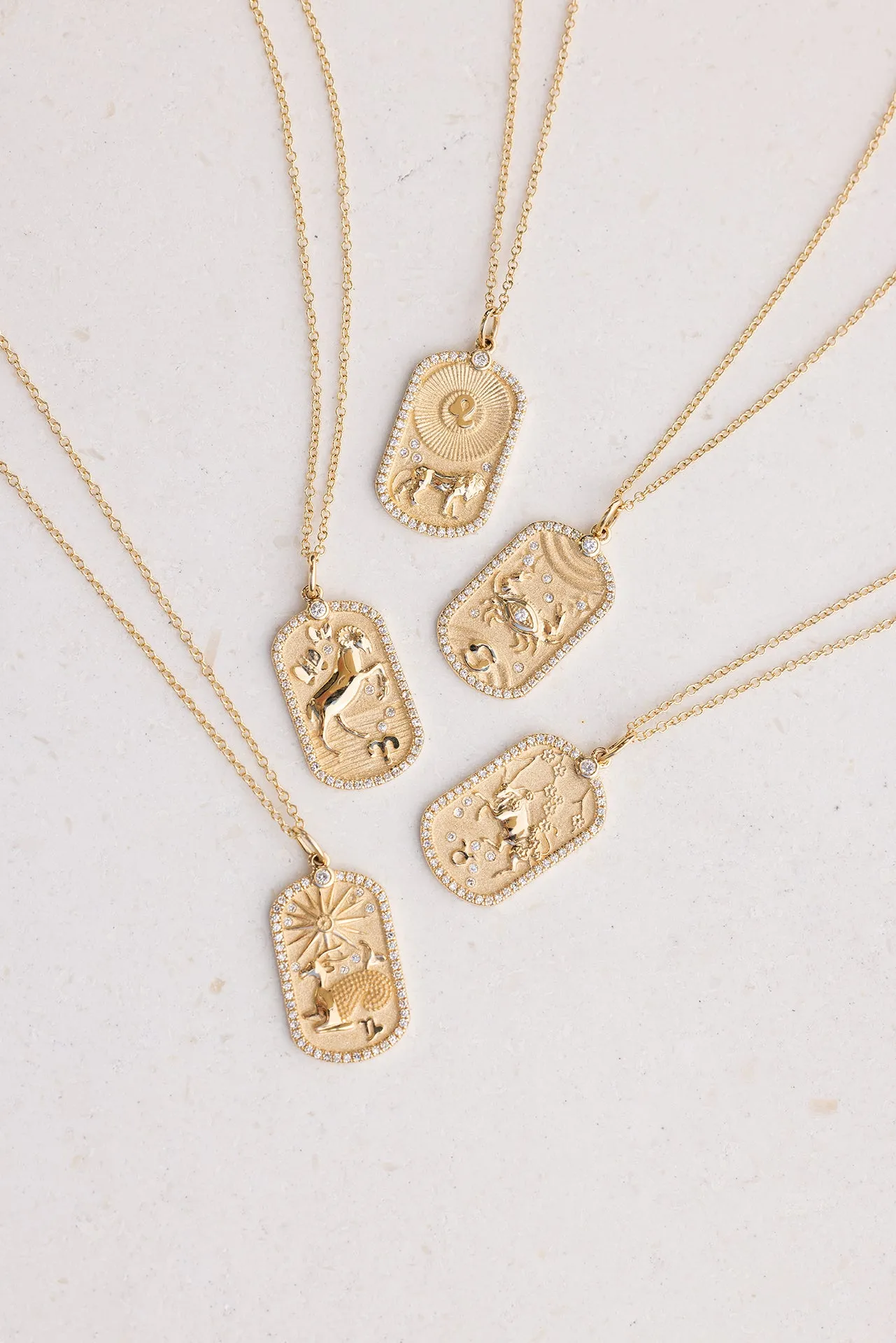 Diamond Zodiac Necklace