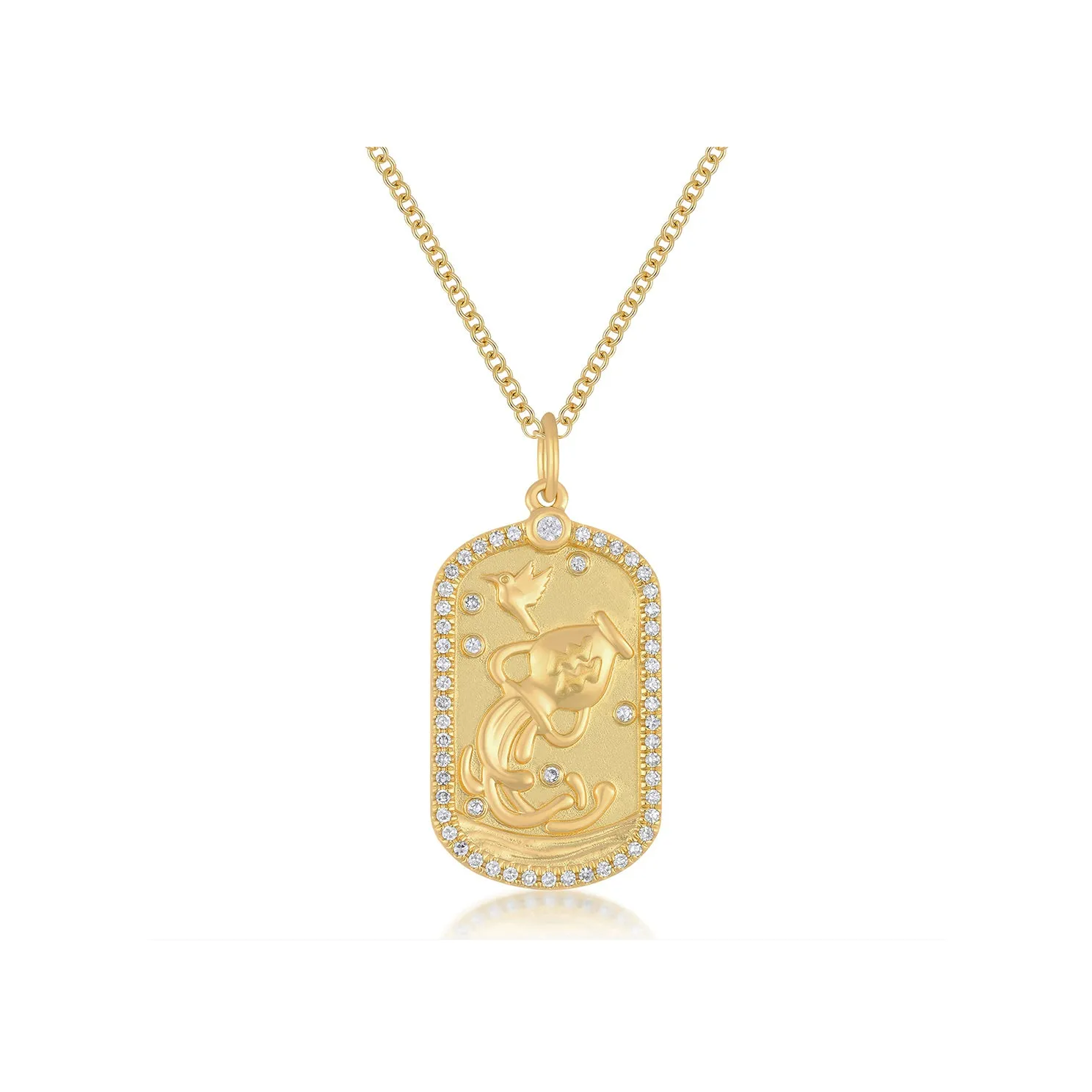 Diamond Zodiac Necklace