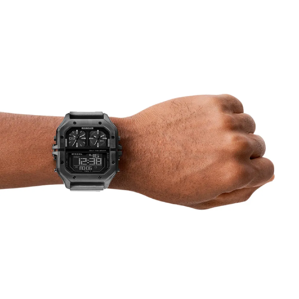 Diesel Men's Clasher Stainless Steel Analog-Digital Watch